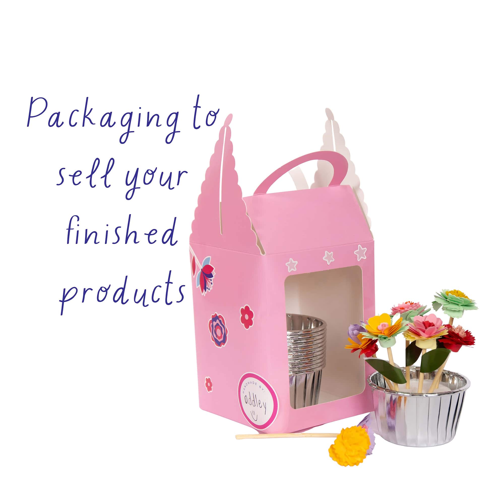 Kids Crafts Make & Sell Cupcake Topper Business Craft Kit